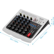 Muslady MIX-400 Reverb Gecikme Efektli Mixer (Yurt Dışından)