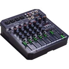 Muslady T6 Taşınabilir 6 Kanallı Mixer (Yurt Dışından)