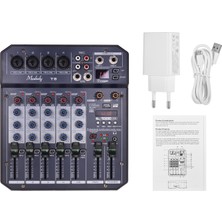 Muslady T6 Taşınabilir 6 Kanallı Mixer (Yurt Dışından)