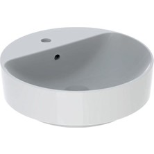 Geberit Variform Yuvarlak Çanak Lavabo, Batarya Banklı - 500.769.01.2