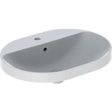 Geberit Variform Eliptik Çanak Lavabo, Batarya Banklı - 500.732.01.2