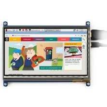 Waveshare 7 Inch HDMI Kapasitif Dokunmatik LCD Ekran - 1024X600 (C)