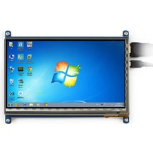 Waveshare 7 Inch HDMI Kapasitif Dokunmatik LCD Ekran - 1024X600 (C)