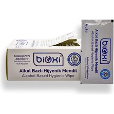Bioxi 70° Alkol ve Qac Bazlı Hijyenik Mendil 30'lu Paket