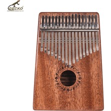 Gecko 17 Tuşları Elektrikli Kalimba Başparmak Piyano Set (Yurt Dışından)