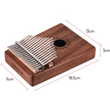 Gecko 17 Tuşları Elektrikli Kalimba Başparmak Piyano Set (Yurt Dışından)