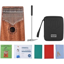 Gecko 17 Tuşları Elektrikli Kalimba Başparmak Piyano Set (Yurt Dışından)