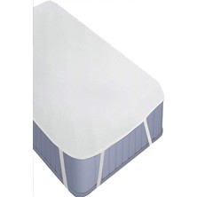 Bebesi Sıvı Geçirmez Yatak Alezi 90X190 cm Yatak Koruyucu Pamuklu Köşe Lastikli