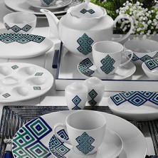 Kütahya Porselen Kütahya Zeugma 35 Parça Kahvaltı Takımı