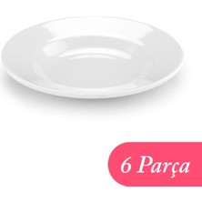 Tria Melamin Çukur Tabak 6'lı Paket 21  cm
