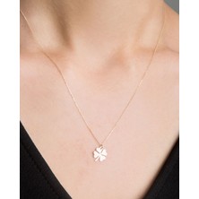 Papatya Silver 925 Ayar Gümüş Yonca Kolye