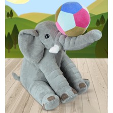 Özgüner Oyuncak Özgüner Uyku Arkadaşı Gri Fil 65 cm + Baby Soft Top