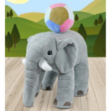 Özgüner Oyuncak Özgüner Uyku Arkadaşı Gri Fil 65 cm + Baby Soft Top