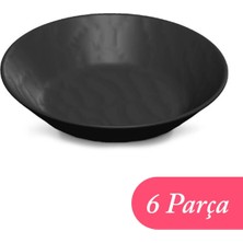 Tria Porelin Rölyefli Seri Çukur Tabak 21 cm 6'lı Paket