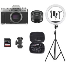 Fujifilm X-T200 Hepsiburada Vlogger Kit ( Gümüş )