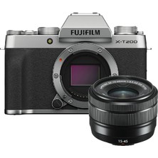 Fujifilm X-T200 Hepsiburada Vlogger Kit ( Gümüş )