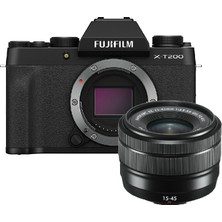 Fujifilm X-T200 Hepsiburada Vlogger Kit ( Siyah )