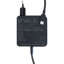 Valx LA-20125 5V/9V/12V/15V/20V 3A Type-C Note Adaptör