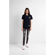 Layyagosta Kadın Sıfır Yaka T-Shirt