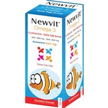 Newdrog Newvit Omega-3,d3 Vitaminli Şurup 150 ml yeni ambalaj