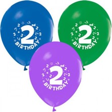 Festivall Çepeçevre 2 Yaş Karışık Balon 10'lu