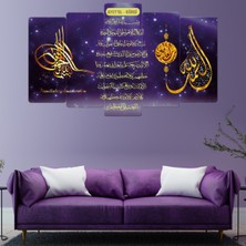 Zevahir Mobilya Dekorasyon ZEVAHİR MOBİLYA DEKORASYON Zevahir 5 Parça Mdf Ayetel Kürsi Tablosu
