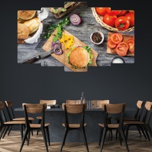 ZEVAHİR MOBİLYA DEKORASYON Zevahir 5 Parça Mdf Yemek Tablosu