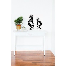 Hellove Kokopelli Tablosu 2 Li Kokopelli Duvar Tablosu Duvar Dekoru