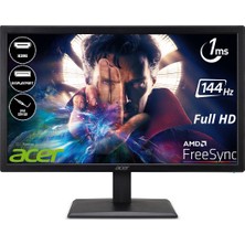 Acer EG220QP 21.5" 144Hz 1ms (HDMI+Display) FreeSync Full HD LED Monitör UM.WE0EE.P01