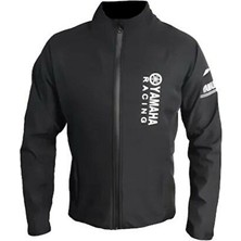 Anka Yamaha Softshell Ceket Mont Rüzgar ve Su Geçirmez Siyah