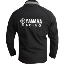 Anka Yamaha Softshell Ceket Mont Rüzgar ve Su Geçirmez Siyah