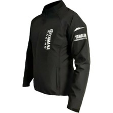 Anka Yamaha Softshell Ceket Mont Rüzgar ve Su Geçirmez Siyah