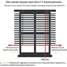 Volper Mekanik Volper LZR305 Lazer Kesim Stor Perde Açık Kahverengi 80X200