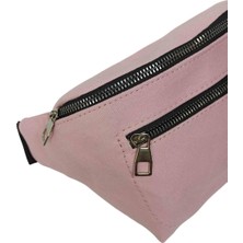 Beutel Denim Gabardin Unisex Pembe Bel ve Omuz Çantası BC-GAB001