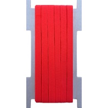 Hobizubi 6 Mm Neon Pembe Yassı Lastik - 50 Metre