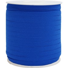 Hobizubi 10 Mm Koyu Mavi Yassı Lastik - 50 Metre