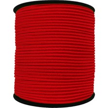 Hobizubi 1.5 Mm Şapka Lastik - 50 Metre Kırmızı - Yuvarlak Lastik