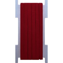 Hobizubi 6 Mm Bordo Yassı Lastik - 50 Metre
