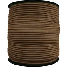 Hobizubi 1.5 Mm Şapka Lastik - 50 Metre Kahve - Yuvarlak Lastik