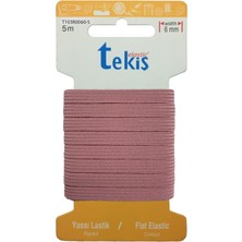 Hobizubi 8 Mm Gül Kurusu Yassı Lastik - 5 Metre