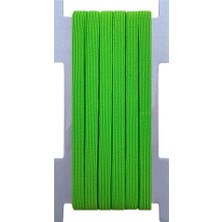 Hobizubi 8 Mm Neon Yeşil Yassı Lastik - 50 Metre