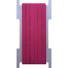 Hobizubi 8 Mm Fuşya Yassı Lastik - 50 Metre