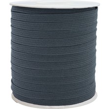 Hobizubi 10 Mm Gri Yassı Lastik - 50 Metre