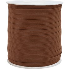 Hobizubi 8 Mm Kahve Yassı Lastik - 100 Metre