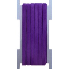 Hobizubi 8 Mm Mor Yassı Lastik - 50 Metre