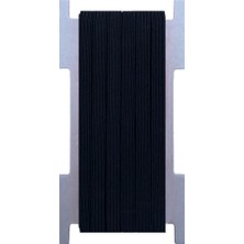 Hobizubi 6 Mm Siyah Yassı Lastik - 50 Metre