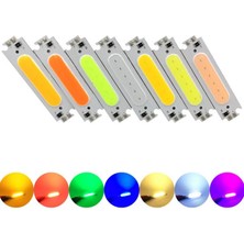 Profisher Cob LED Çip Turuncu 12V 2W 6015 Pcb Bord Dıy Işık Kaynağı