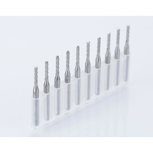 Profisher Tungsten Karbür Pcb Kesme Cnc Freze Ahşap Işleme 2.0mm 10 Adet
