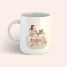 Bikutumutluluk Kızları Serisi - Mutlu Pazar Günü Kupa