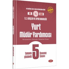 Data Yayınları 2021 Gençlik ve Spor Bakanlığı Yurt Müdür Yardımcısı GYS Tamamı Çözümlü 5 Deneme Sınavı